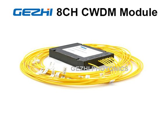 8 Channels Simplex Fiber CWDM Module 1270 - 1610nm สำหรับเครื่องขยายสัญญาณไฟเบอร์ออปติก