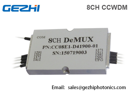 Compact Optical Multiplexer 8 Channel Mini Small CWDM Mux Demux โมดูล