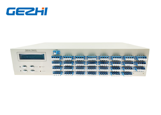 1x124 MEMS Optical Switch Desktop 2RU Rackmount สำหรับระบบทดสอบเครือข่าย