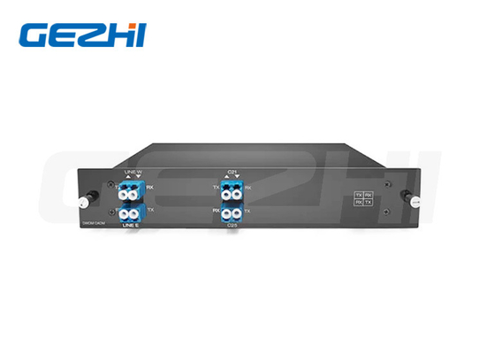 100GHz 2 ช่อง Passive Double Fiber OADM Module DWDM Multiplexer ช่อง 2 ช่อง 3 ช่อง 4 ช่อง