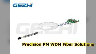 PM Fused WDM พรีซิชั่ไฟเบอร์ออปติกมัลติเพล็กเซอร์