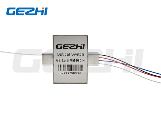 ซื้อ สวิตช์ออปติคัล 1x4T S105 / 125um ไฟเบอร์สำหรับการสลับช่องสัญญาณของเลเซอร์ / อุปกรณ์การแพทย์ online manufacture