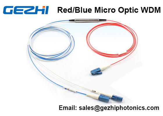 ซื้อ Red / Blue Micro Optics WDM 3 พอร์ต C Band DWDM Filter สำหรับระบบ DWDM online manufacture