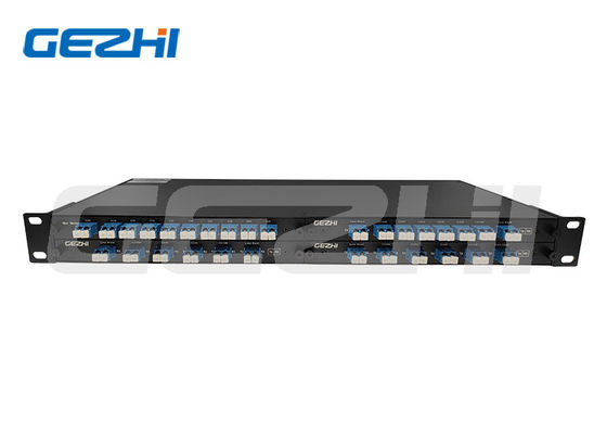 ซื้อ 100GHz 8 ช่อง DWDM Mux Demux พร้อม 1U Rackmount สำหรับระบบ Data Center WDM การผลิตออนไลน์