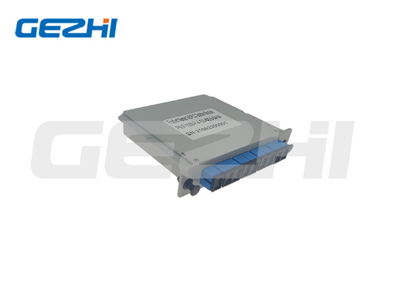 ซื้อ G657A ไฟเบอร์ออปติก PLC Splitter 1x8 โมดูลใส่การ์ดคาสเซ็ตต์ online manufacture