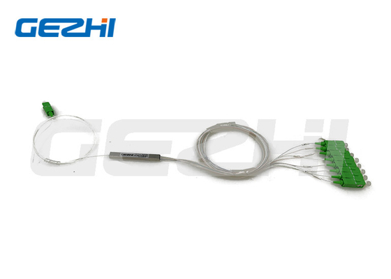 ซื้อ Mini Type SC APC 1x8 PLC Splitter ส่วนประกอบไฟเบอร์ออปติกแบบพาสซีฟสำหรับ FTTH online manufacture