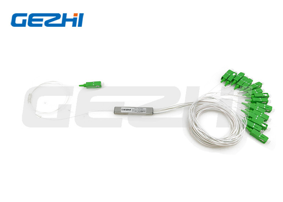 ซื้อ PON FTTH Network Fiber Optic Mini PLC Splitter 1 * 16 พร้อมขั้วต่อ SC APC online manufacture