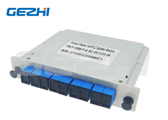 ซื้อ ตัวแยก PLC แบบกำหนดเอง 1x8 พร้อมขั้วต่อ SC UPC สำหรับเครือข่าย GEPON การผลิตออนไลน์