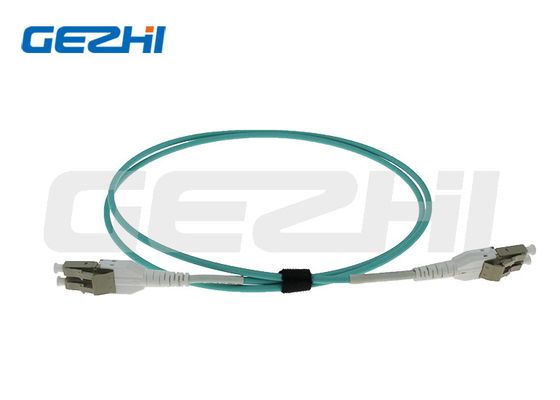 ซื้อ โทรคมนาคม / ศูนย์ข้อมูล LC OM3 MPO สายพับไฟเบอร์ออปติกด้วย PVC / LSZH Jacket online manufacture