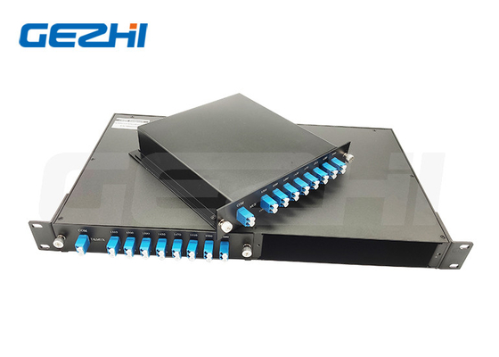 ซื้อ คุณภาพสูง 16 ช่อง 1U ชั้นวาง 19 นิ้ว 2 หน่วย 16CH CWDM Mux Demux online manufacture