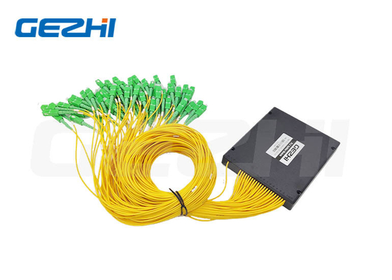 ซื้อ 1X64 PLC Splitter ส่วนประกอบไฟเบอร์ออปติกแบบ Passive พร้อม ABS Cassette Type online manufacture