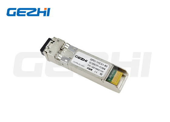 ซื้อ 10Gbps CWDM Optical Transceiver Module SFP+ ZR 80km 1490nm SFP EML LD online manufacture