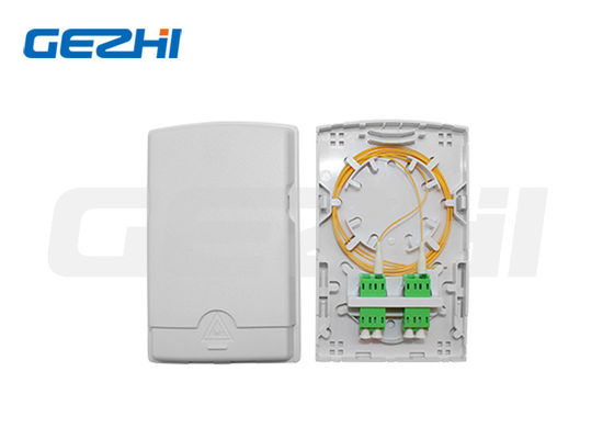 ซื้อ กล่องปิดไฟเบอร์ออปติกเนอร์ 2 ที่ติดติดผนัง พร้อมวัสดุ ABS สําหรับเครือข่ายการเข้าถึงและโทรคมนาคม FTTX การผลิตออนไลน์