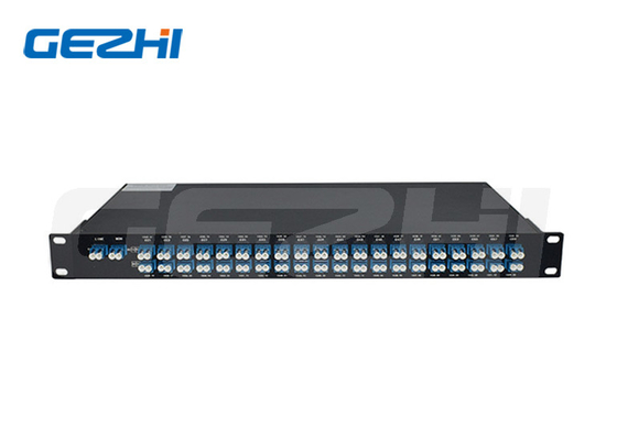 ซื้อ 1U Rack Mount Dwdm Mux Demux Module 40CH AAWG เครื่องเชื่อมต่อไฟเบอร์เดียว / สองสาย LC / UPC online manufacture