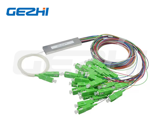 ซื้อ Mini Coupler 2 X 8 SC / APC ไฟเบอร์ออปติก สปลิเตอร์ WDM 1.5M สําหรับ FTTH Box online manufacture