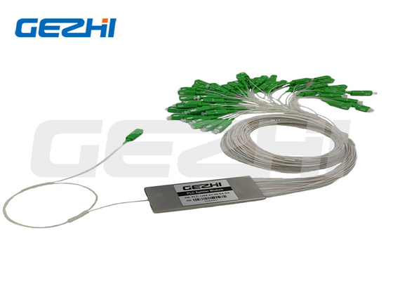 ซื้อ 1x64 Plc Splitter ความยาวคลื่น 1260 - 1650nm สายใยประเภท PLC Optic Splitter online manufacture