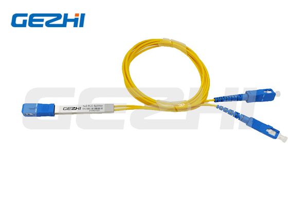 ซื้อ 1*2 ชนิดหลอดเหล็ก สายไฟเบอร์ออปติก PLC Splitter สําหรับการกระจายสัญญาณออปติก online manufacture