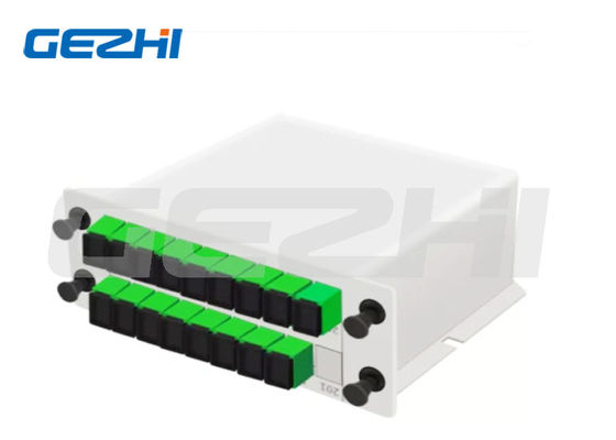 ซื้อ 1x16 Fiber LGX ตัวแยกแสงแบบมอดูเลตที่มีการสูญเสียการแทรกต่ำและอุณหภูมิการทำงานที่กว้าง การผลิตออนไลน์