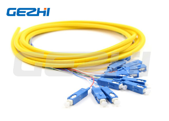 ซื้อ OFNP Jacket 6Cores/12Cores SM SC สายกระจายไฟเบอร์ออปติก ไพ้หางสายไฟเบอร์ออปติก online manufacture