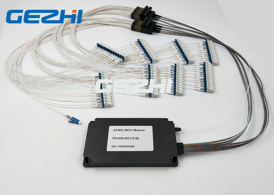 ซื้อ LC ตัวเชื่อมต่อ PC C15 50Ghz 96 Channel AAWG DWDM Module online manufacture