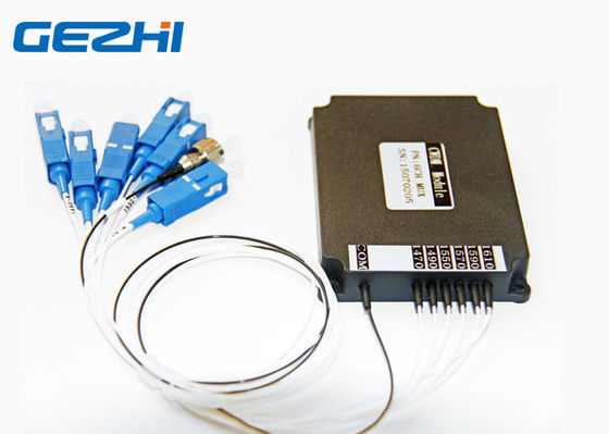 ซื้อ SC UPC Pigtailed 6 Channel 1610nm CWDM Mux Demux online manufacture