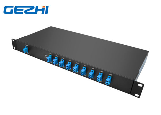 ซื้อ ไฟเบอร์คู่ 1310nm 1x8 CH Optical CWDM Mux Demux โมดูล online manufacture