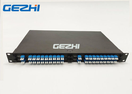 ซื้อ 4 สล็อต 19 นิ้ว 1U Rack mount 1x8 CWDM Passive Multiplexer online manufacture