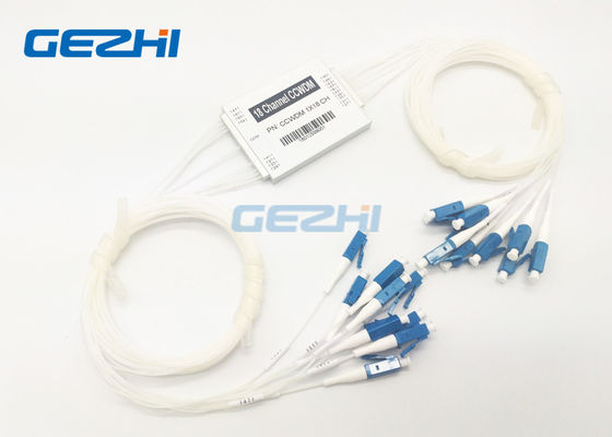 ซื้อ LC PC ไฟเบอร์เดี่ยว 1610nm 1x18 โมดูล CWDM ขนาดกะทัดรัดแบบพาสซีฟ online manufacture
