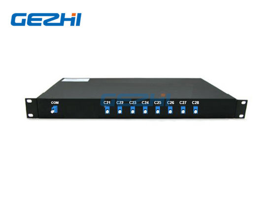 ซื้อ 8 CH หนึ่งมัลติไฟเบอร์มัลติเพล็กเซอร์ความยาวคลื่นแบบพาสซีฟหนาแน่น online manufacture