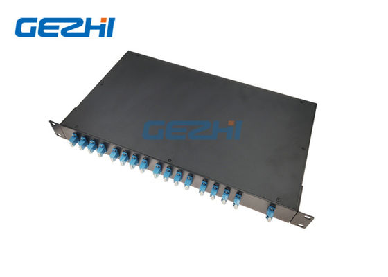 ซื้อ องค์ประกอบไฟเบอร์ออปติกส์ 1x8 ช่องทาง ดับเบิลไฟเบอร์ passive DWDM OADM Multiplexer online manufacture