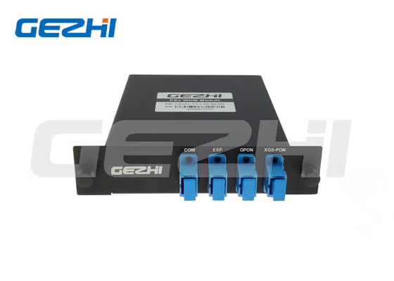 WDM1R GPON 1310/1490 XGS-PON 1270/1577nm ตัวกรอง WDM Multiplexer Cassette
