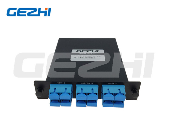 xWDM/xPON WDM1r มัลติเพล็กเซอร์ LGX Module สำหรับ Next Generation Passive Optical Networks