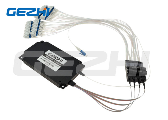 100G 48 Channel Flat Top AAWG Mux Demux สำหรับการส่ง DWDM