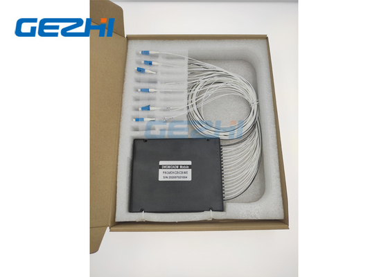 8CH CWDM OADM โมดูลดูเพล็กซ์ไฟเบอร์ 900um ท่อหลวม 1470 - 1610nm ความยาวคลื่น