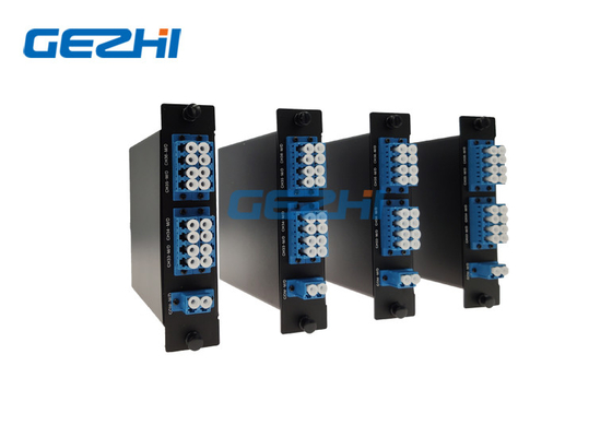 Optical CWDM Mux Demux 8CH Duplex CWDM Multiplexer สำหรับเพิ่ม / วาง