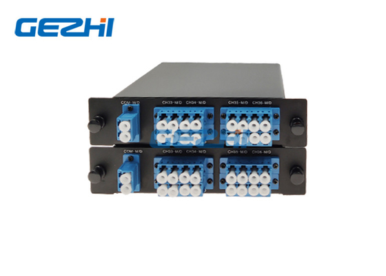 อุปกรณ์ไฟเบอร์ออปติก PDL ต่ำ 1x8 โมดูล CWDM LGX Cassette