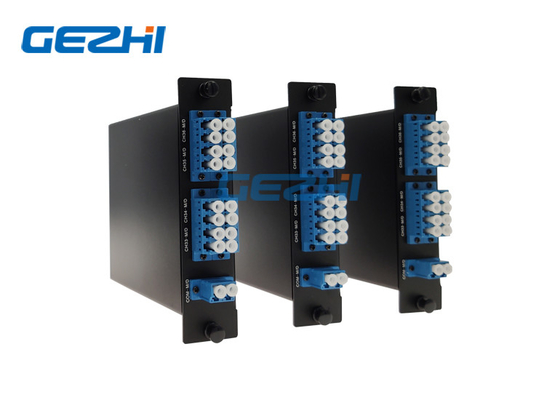 โมดูลไฟเบอร์ออปติก 8CH CWDM ไฟเบอร์ดูเพล็กซ์แยกสูง IL ต่ำ