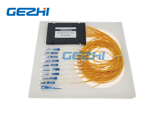 ตัวเชื่อมต่อ LC/UPC Wave Division Multiplexer 16CH สำหรับการตรวจสอบสาย