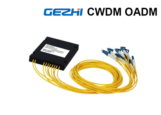 4 ช่อง CWDM Mux Demux Photonics Duplex CWDM OADM สำหรับการรับส่งข้อมูลตะวันออกและตะวันตก