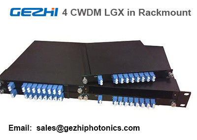 Passive CWDM Mux Demux โมดูล 8CH 4 ชิ้น LGX Box 19 