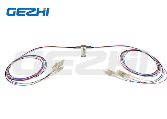 D2x2B ออปติคอล 5V ไฟเบอร์บายพาสสวิตช์ล็อค / ไม่ล็อค Dual 2x2 เชิงกล