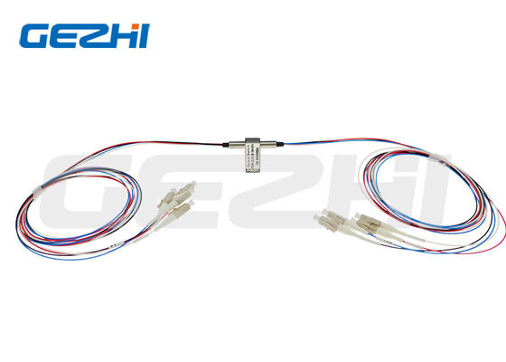 สวิตช์บายพาสแบบออปติคัลแบบกลไก 2x2 พอร์ต 5V แบบ Latching/Non-Latching สำหรับเครือข่ายไฟเบอร์