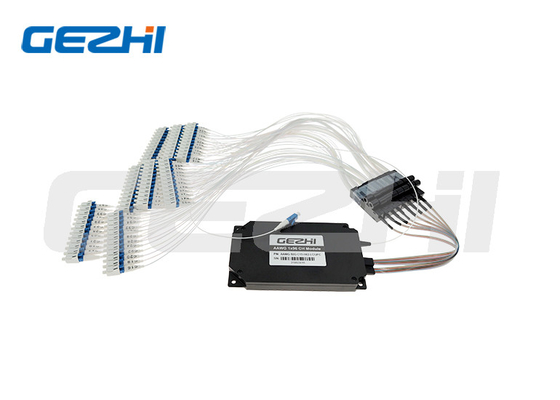 1x96 ช่อง AAWG DWDM โมดูลขั้วต่อ LC/UPC พร้อมกล่องโลหะ
