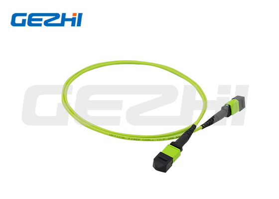 OM5 MPO Patch Cable สําหรับ FTTX / ศูนย์ข้อมูล / ระบบแสง
