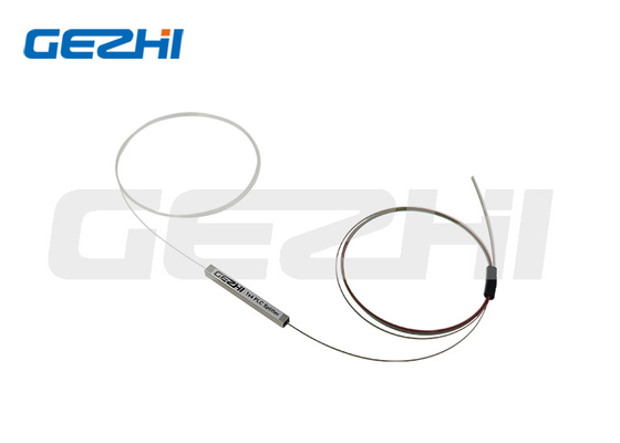 ไฟเบอร์ออฟติคัลมินิ PLC Splitter 1x4 Single Mode APC UPC Steel Tube