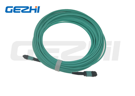 สายแพทช์ไฟเบอร์ออปติก LC MPO OM3 ความยาวที่กำหนดเองสำหรับ FTTH