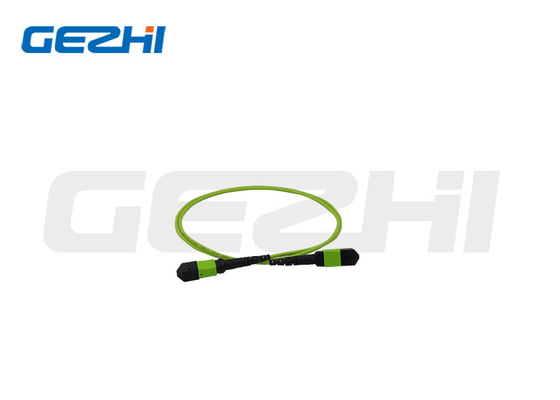 OM5 Mpo Patch Cable สําหรับความหนาแน่นสูง FTTX การเชื่อมต่อออปติก