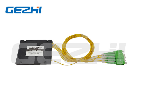 ABS Cassette Type 1X4 PLC Splitter Module สำหรับไฟเบอร์ไปยังจุด FTTX