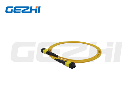 FTTX MTP MPO Trunk Cabe 12 - 144 คอร์ OS2 สายแพทช์ใยแก้วนำแสง