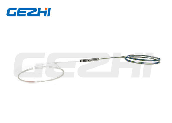 1x8 Bare Fiber PLC Splitter Steel Tube ประเภทสําหรับ FTTH กับไฟเบอร์ G657A1